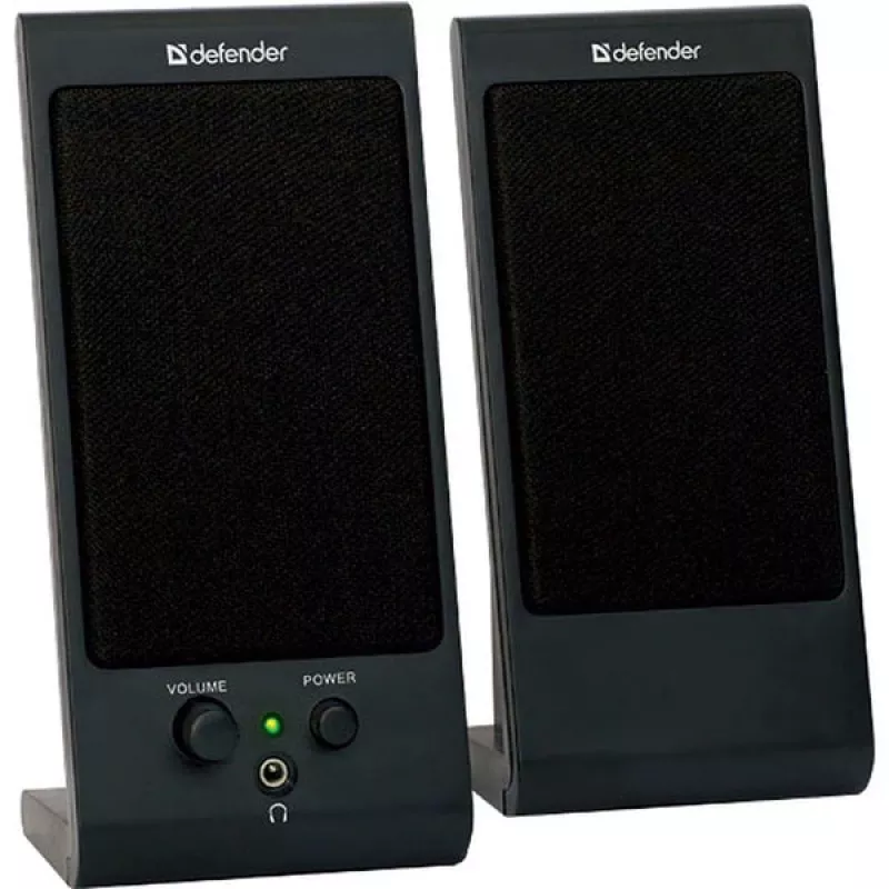 Laua- / riiulikõlarid DEFENDER SPK-170 2.0, 4 W RMS, juhtmega USB 5 V, 3,5 mm, must