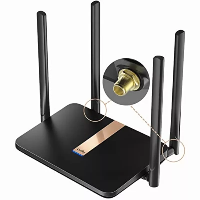 Cudy LT500D traadita ruuter Fast Ethernet Kaheribaline (2,4 GHz / 5 GHz) 4G Must