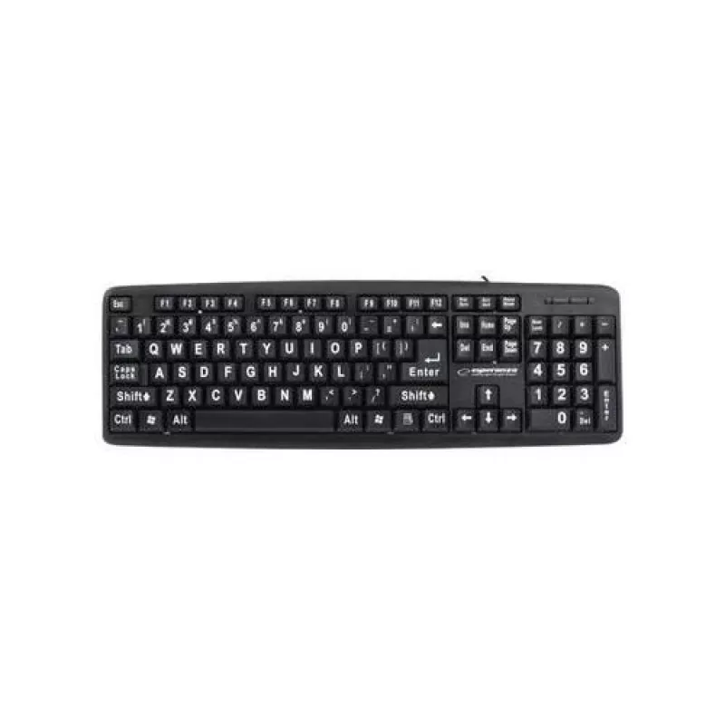 Esperanza EK129 klaviatuur USB QWERTY UK English Must