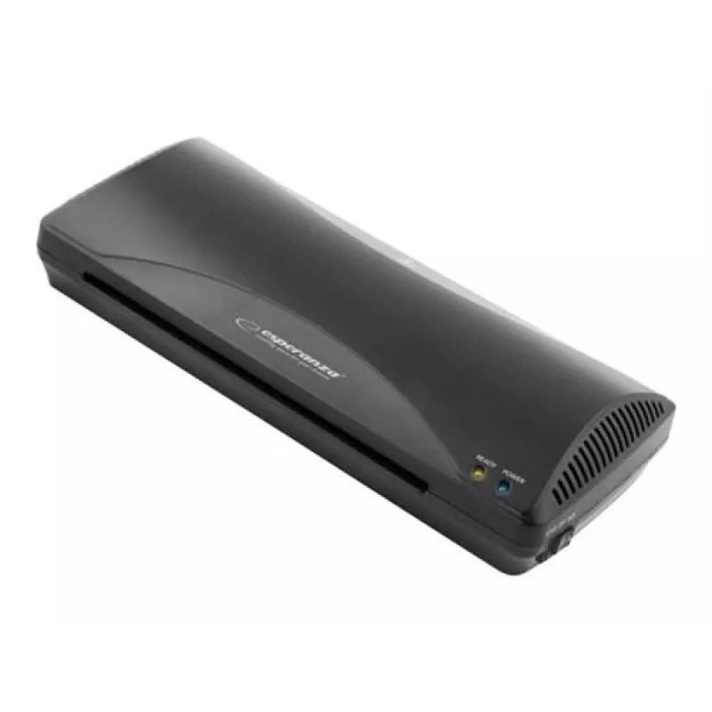 Külm/kuum laminatsioonimasin ESPERANZA EFL001 — A4, max laius 24 cm, 80–125 µm kile, 250 mm/min, paksus 0,6 mm