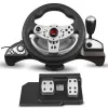 Rool nano rs RS700 juhtmega USB 270° pöörlemine, 10 nuppu, pedaalid, vibratsioon, 1,8 m kaabel