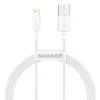 Baseus CALYS-A02 mobiiltelefoni kaabel Valge 1 m USB A Lightning