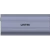 SSD-korpus Unitek SolidForce Reefer Hall — M.2 NVMe PCIe, USB‑C 10 Gbit/s, alumiinium, 1 draiv