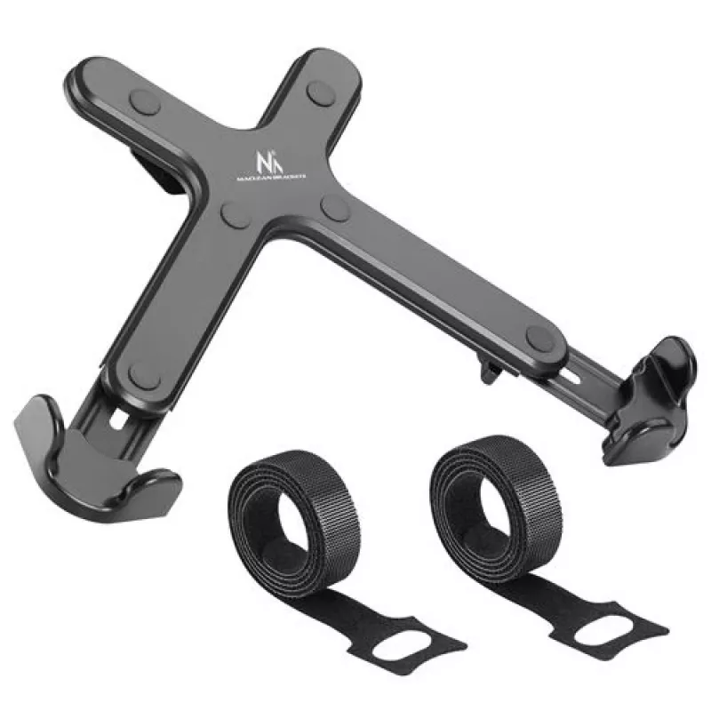 Sülearvutilaua hoidik MACLEAN MC-836 — reguleeritava kõrgusega, ergonoomiline disain, must, horisontaalseks sülearvuti kasutamiseks (58,5×236×320 mm)