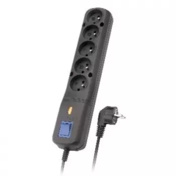 Lestar 5+ Lf-530wa, liigpingekaitse, 1,5 m, must Lf-530wa 5+ 3l G-a K. Cz 1,5 m