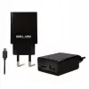 Reisilaadija Beline Beli0011 — 2×USB-porti, microUSB-kaabel, 2A väljund, must