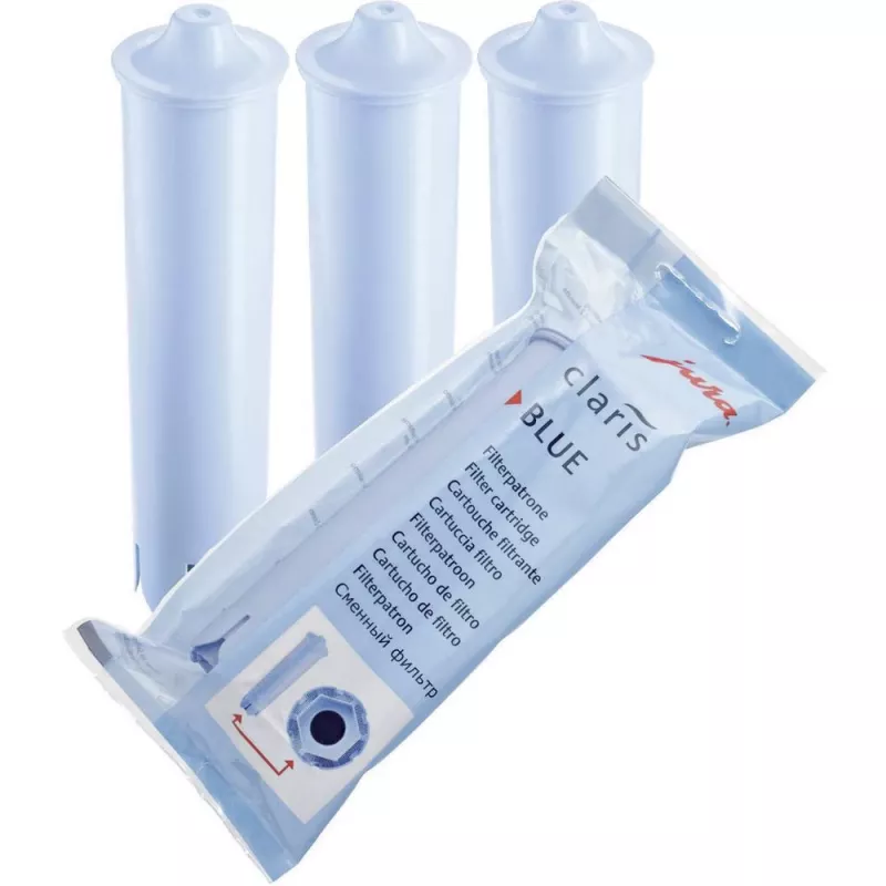 Veefiltrikassett JURA CLARIS Blue+ — ühildub Juraga, 65 L maht, pakendis 3 tk