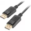 DisplayPort-kaabel LANBERG CA-DPDP-10CC-0005-BK 0,5 m, DisplayPort–DisplayPort, must