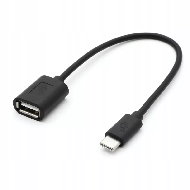 TB kaabel OTG USB AF - USB C 15cm must (AKTBXKU4PAC015B)