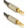 Gembird kaabel CCAP-444-0.75M (Mini Jack M - Mini Jack M, 0,75 m, must) helikaabel 3,5 mm must (CCAP-444-0.75M)