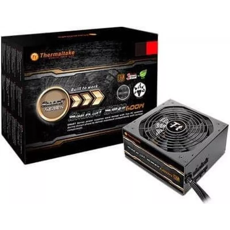 Toiteplokk Thermaltake Smart SE2 600W ATX poolmodulaarne, 86% efektiivsus, 120 mm ventilaator