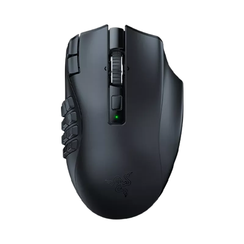 Hiir mängudele Razer Naga V2 HyperSpeed RF Wireless + Bluetooth, paremakäeline, 30000 DPI, optiline, must