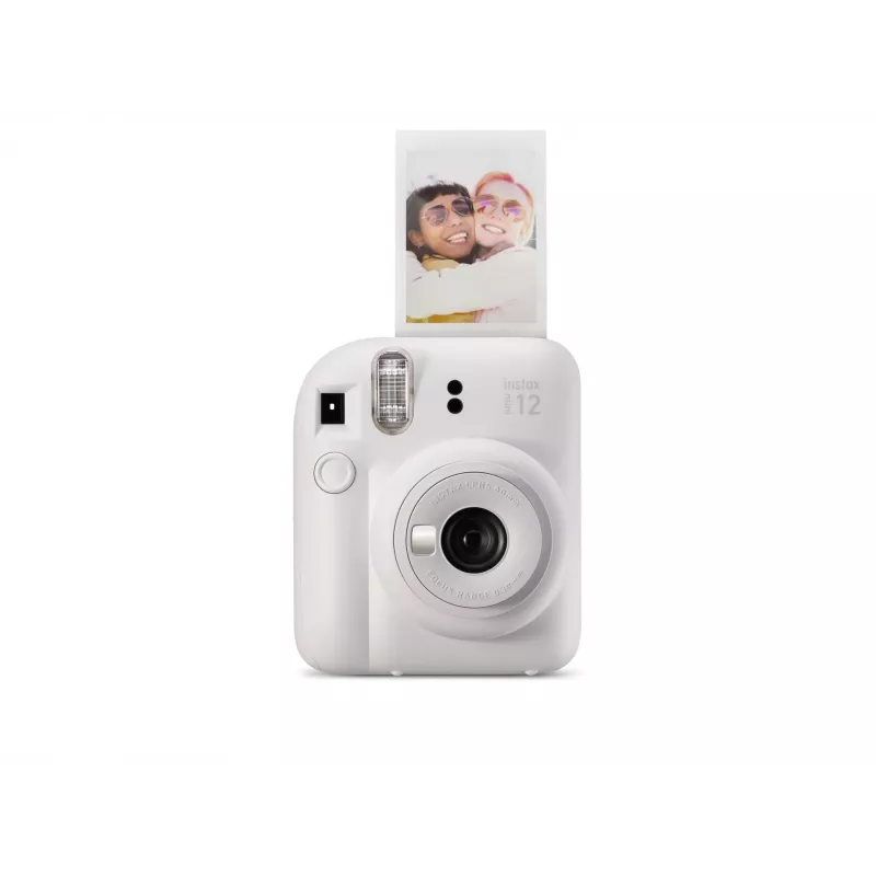 Hetkkamera Fujifilm Instax Mini 12 Valge — 86×54 mm prindid, 60 mm fookuskaugus, AA patarei