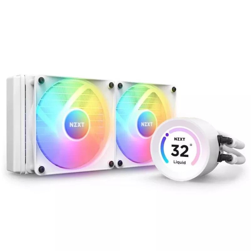 Universaalne vedelikjahuti NZXT Kraken Elite 240 RGB 12 cm valge