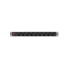 Toitejaotusseade LANBERG PDU-09F-0300-BK — 9x Type F pistikupesa, 3 m kaabel, alumiiniumkorpus, 10 A