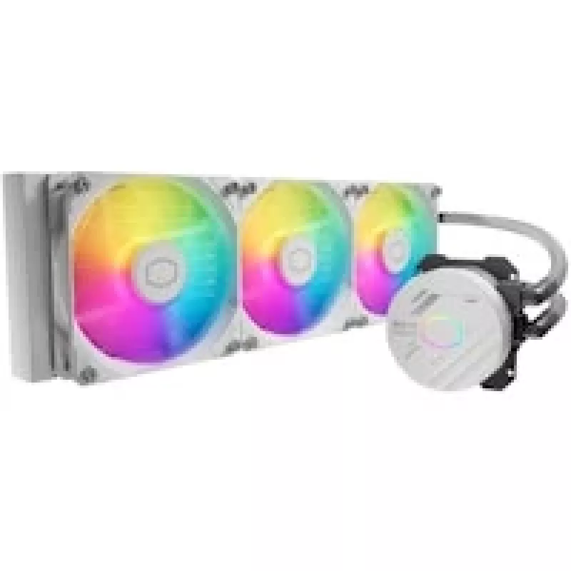 Vedelikjahutuse komplekt Cooler Master MasterLiquid 360L Core ARGB White 12 cm ventilaatorid