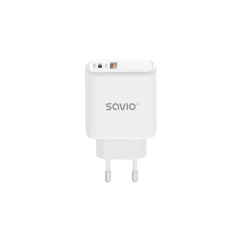 SAVIO LA-06 USB Type A & Type C Quick Charge Power Delivery 3.0 siseruumides