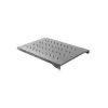 Rack shelf LANBERG AK-1010-B for 19 inch cabinets, 1U, 482.6×750×45 mm, max load 15 kg, Must