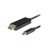 Video kaabli adapter Lanberg CA-CMHD-10CU-0018-BK 1,8 m USB USB-C HDMI-le