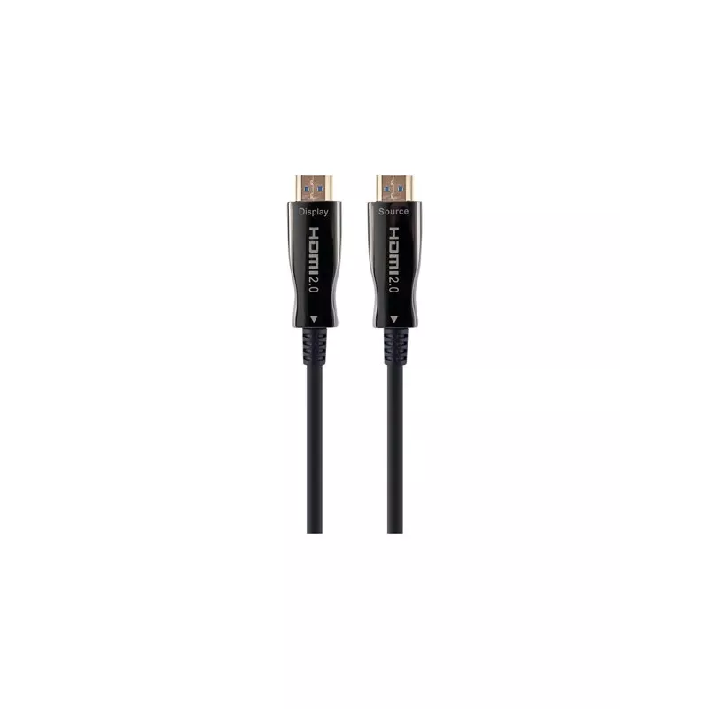 Gembird CCBP-HDMI-AOC-80M-02 HDMI-kaabel HDMI tüüp A (standard) Must