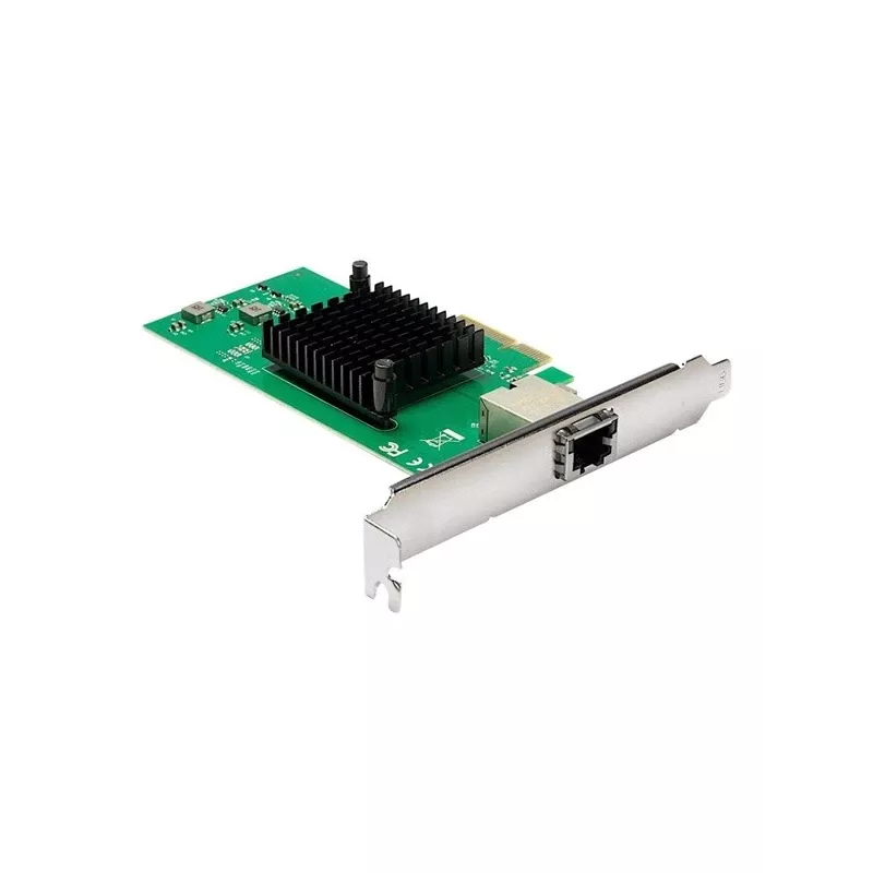 Inter-Tech ST-7267 PCIe RJ-45 10 Gbit/s liidesekaart Roheline Hõbedane