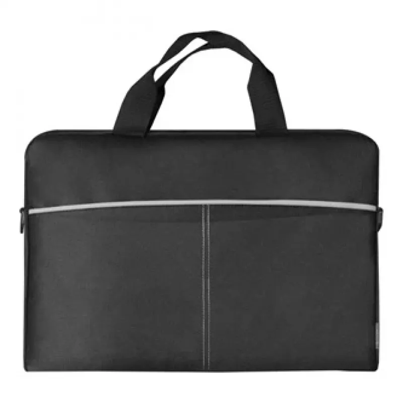 Sülearvutikott DEFENDER Lite 39,6 cm (15,6 tolli) Must/Hall, polüester, tõmblukk, käepide, eemaldatav õlarihm