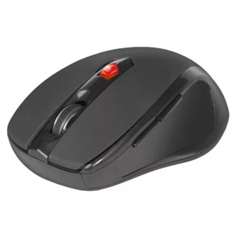 Juhtmevaba RF optiline paremakäeline hiir DEFENDER ULTRA MM-315 — 1600 DPI, 6 nuppu, USB vastuvõtja, must