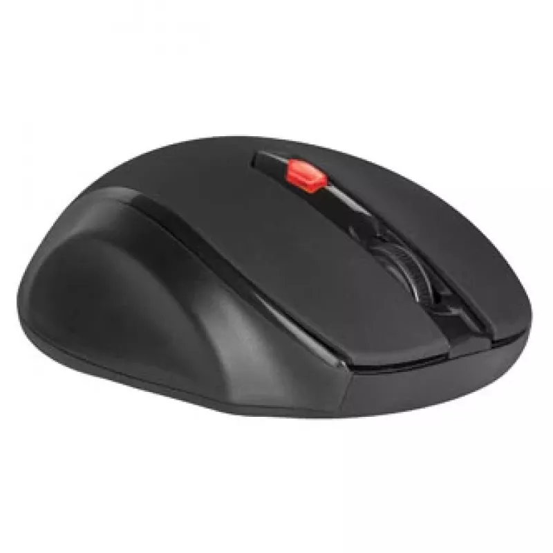Juhtmevaba RF optiline paremakäeline hiir DEFENDER ULTRA MM-315 — 1600 DPI, 6 nuppu, USB vastuvõtja, must