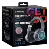Kõrvaklapid DEFENDER FREEMOTION B571 LED juhtmevabad binauraalsed, 4 cm draiverid, 6–8 h aku, suletud akustika, 20–20000 Hz