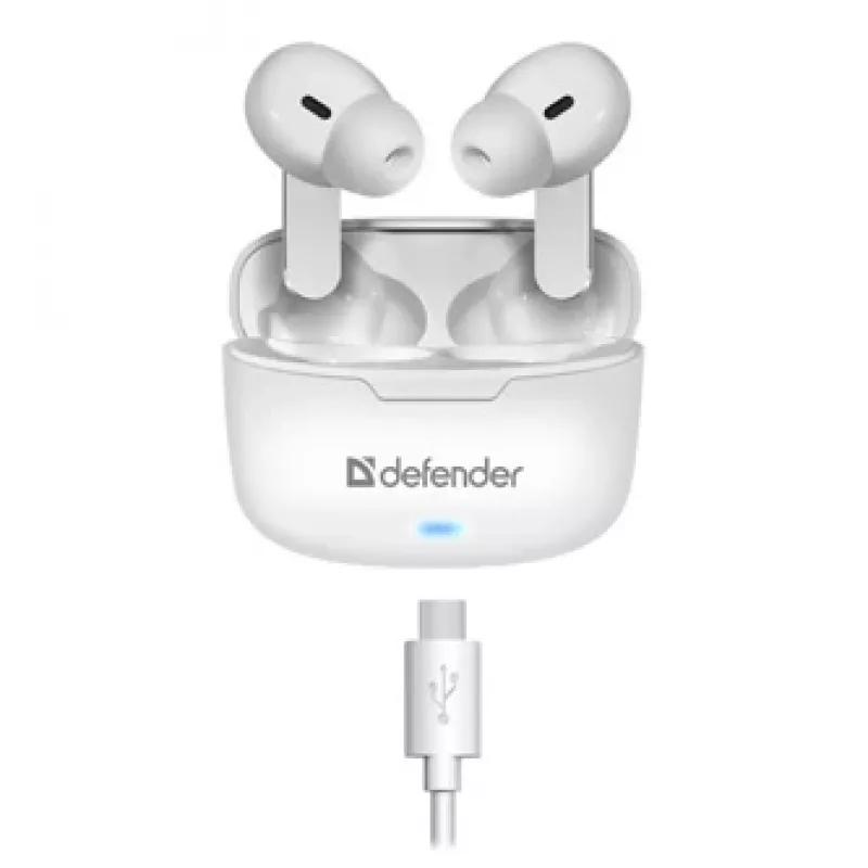 Defender TWINS 903 Bluetooth-kõrvaklapid, valged