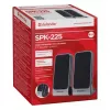 DEFENDER SPK-225 juhtmega 2.0 kõlarid, 4 W RMS, USB/DC 5 V, 3,5 mm, must