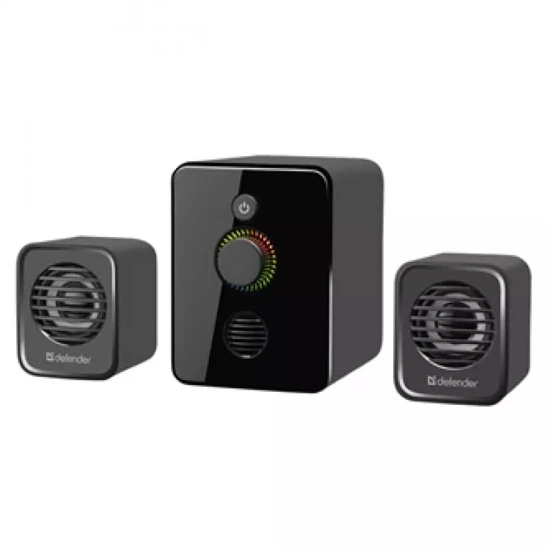 2.1 arvutikõlarid DEFENDER V12 11W RMS USB, 3,5 mm, bassikõlar, must, 223×115×130 mm
