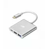 USB C adapteri jaotur TB AKTBXVAU3HMPDAV — 3-ühes: HDMI + USB-A + USB-C PD, hõbedane