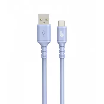 TB kaabel USB-a - USB-C purple 1m