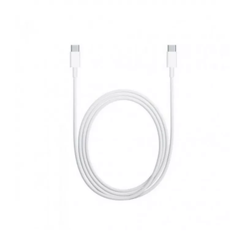 USB C - USB C kaabel 1m. silicone Valge