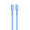 USB C - USB C kaabel 1m. silicone Sinine