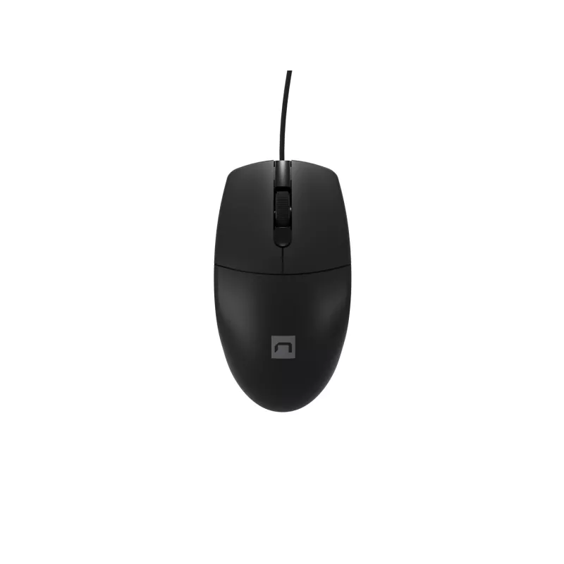 Juhtmega kontorihiir NATEC Ruff Plus USB Type-A, paremakäeline, 1200 DPI, 3 nuppu, must