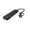 USB-jaotur NATEC Mayfly USB 3.2 Gen 1 Type-A USB-C 5000 Mbit/s Must