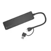 USB-jaotur NATEC Mayfly USB 3.2 Gen 1 Type-A USB-C 5000 Mbit/s Must