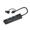 USB-jaotur NATEC Mayfly USB 3.2 Gen 1 Type-A USB-C 5000 Mbit/s Must