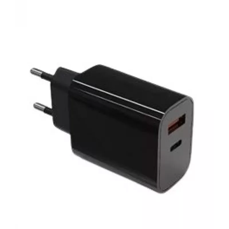 Seinalaadija 2x3A USB C + USB A Power Delivery must