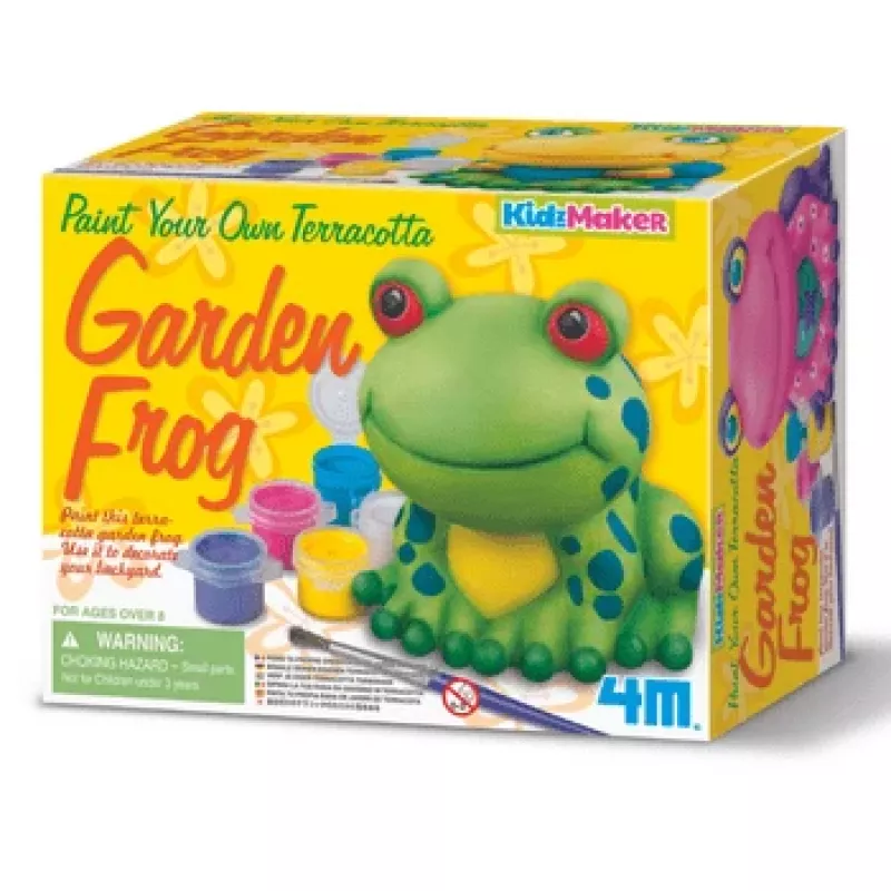 Terracotta Garden Frog Creative Set by 4m — mudel 4782, terrakota meisterduskomplekt