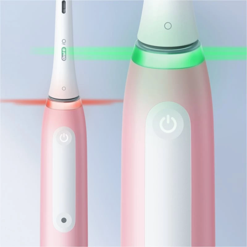 Oral-B iO3 seeria laetav elektriline hambahari täiskasvanutele, 1 harjaots, roosakasroosa, 3 puhastusrežiimi