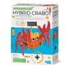 4M roheline Science Hybrid Crabot - päikeseenergial roomav krabi komplekt - lastele alates 5 aastat