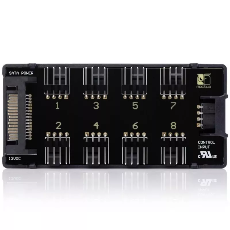 Ventilaatorikontroller Noctua NA-FH1 4-pin must 24W 5-12V