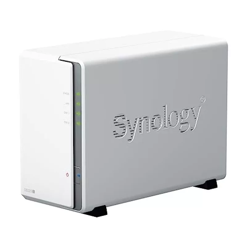 Synology DiskStation DS223J NAS-/salvestusserver Lauaarvuti Realtek RTD1619B 1 GB DDR4 DiskStation Manager Valge