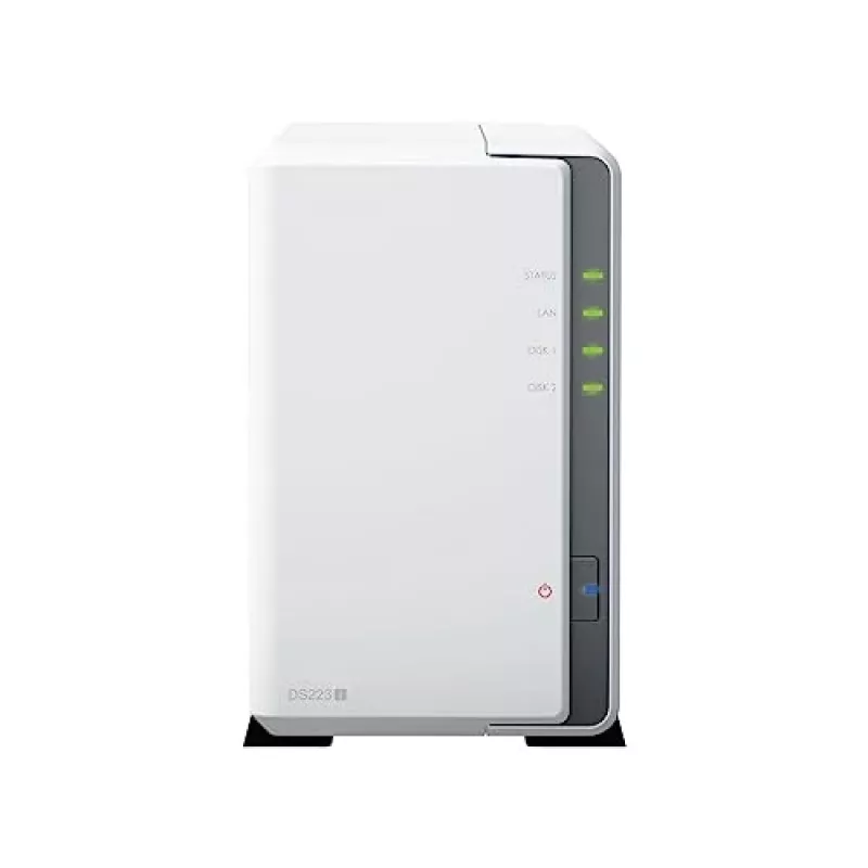 Synology DiskStation DS223J NAS-/salvestusserver Lauaarvuti Realtek RTD1619B 1 GB DDR4 DiskStation Manager Valge