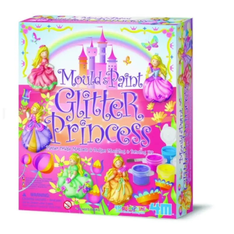 Creative set 4m Glitter Princesses model 3528 — meisterdamiskomplekt glitterkaunistustega