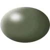 Revell Solid Silk Matt Enamel Paint - Olive roheline