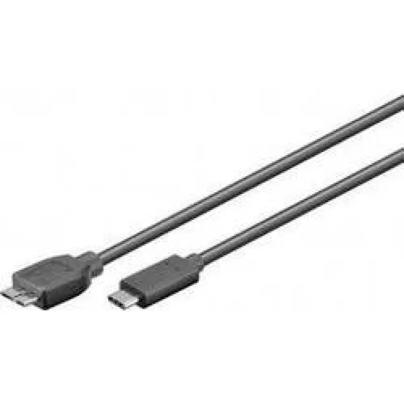 Wentronic goobay - USB-kaabel - Micro-USB tüüp B (isane) USB-C (isane) - USB 3.1 - 60 cm - pööratav C-pistik (67995)